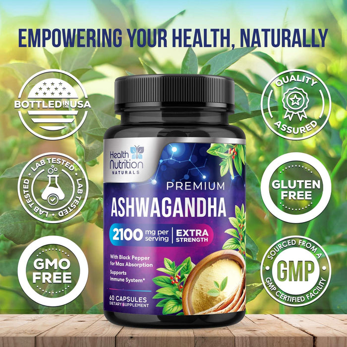 Ashwagandha 2100mg – 60 Capsules
