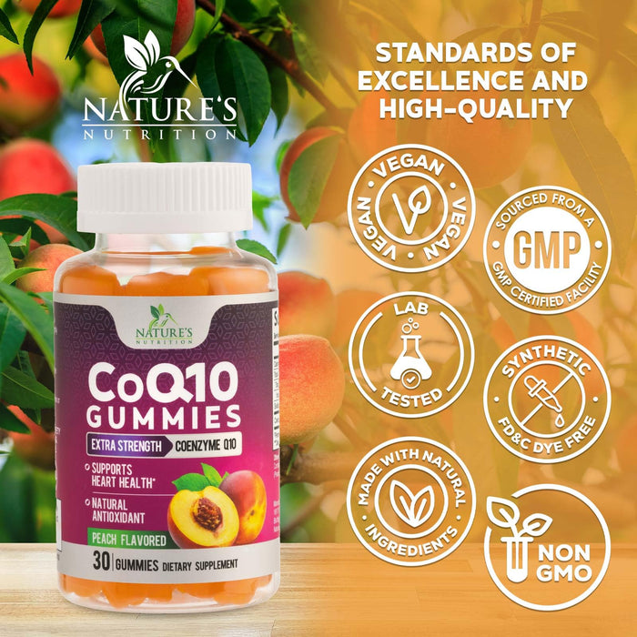 Nutrition CoQ10 Gummies 100mg – 30 Count