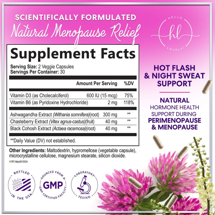Menopause for Women – 60 Capsules